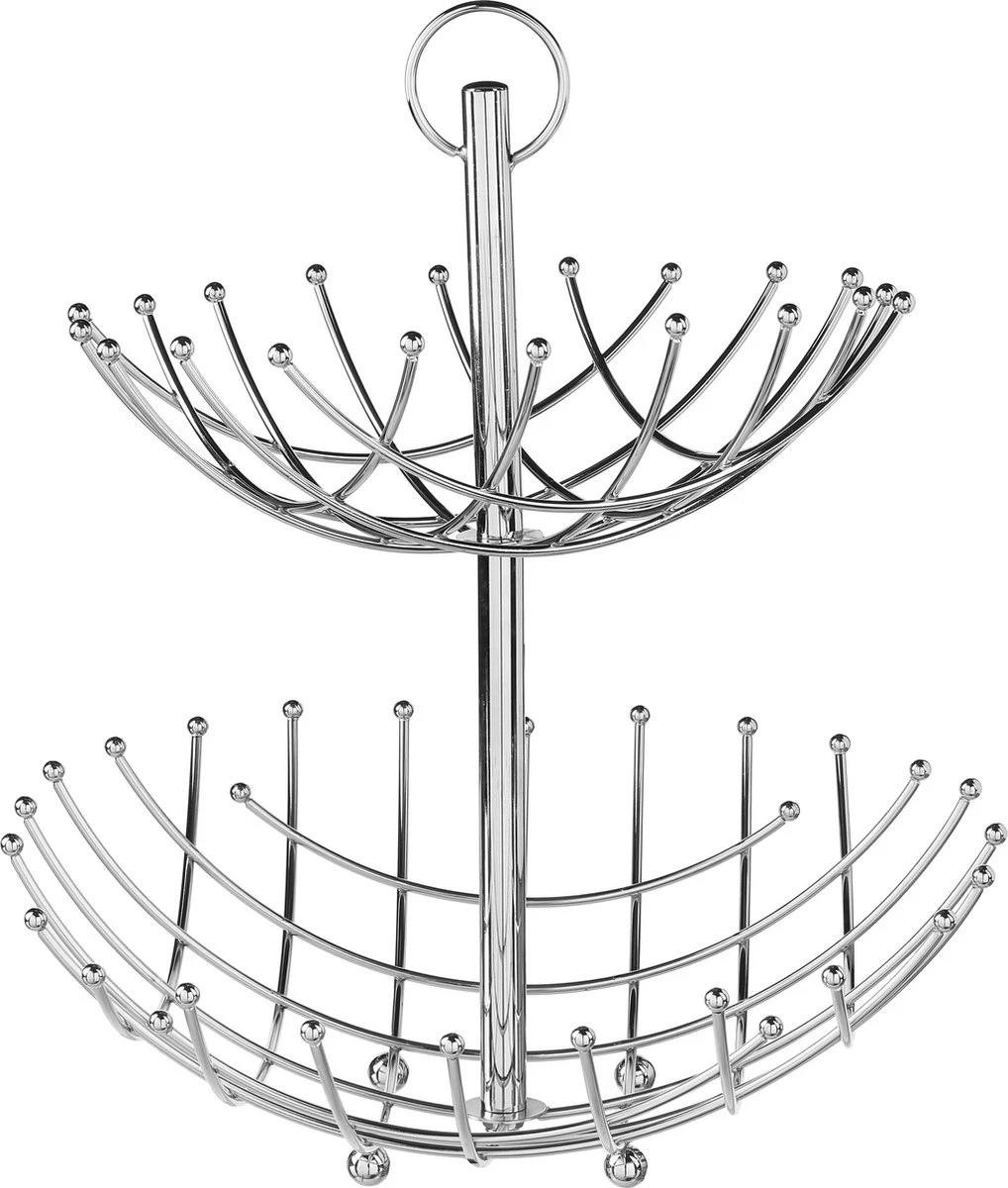 Dubbele Etagere Fruitschaal/fruitmand Rond Zilver Metaal 36 X 40 Cm - Fruitschalen/fruitmanden - Draadmand Van Metaal 3 Dubbele Etagere Fruitschaal/fruitmand Rond Zilver Metaal 36 X 40 Cm - Fruitschalen/fruitmanden - Draadmand Van Metaal