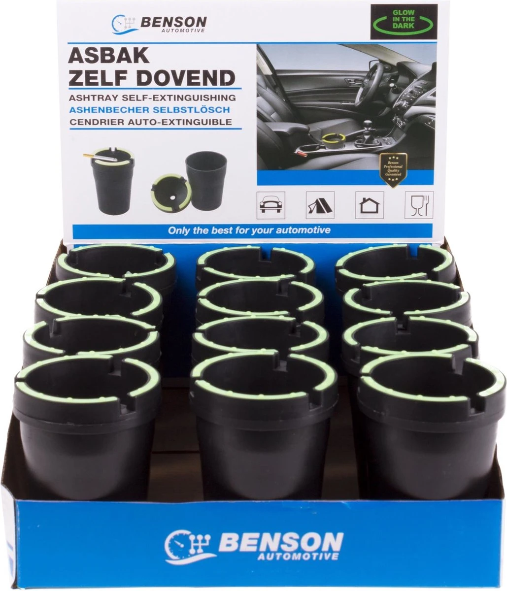 Merkloos Glow In The Dark Auto Lichtgevende Asbak 11 Cm - Auto Accessoires Voor Sigaretten 6 Merkloos Glow In The Dark Auto Lichtgevende Asbak 11 Cm - Auto Accessoires Voor Sigaretten - Afbeelding 4
