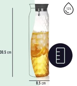 Waterkaraf 1.2L - Schenkkan Uit Glas - Waterkan Met Filter En Deksel 11 Waterkaraf 1.2L - Schenkkan Uit Glas - Waterkan Met Filter En Deksel -Bormioli Rocco winkel 1077x1200 1