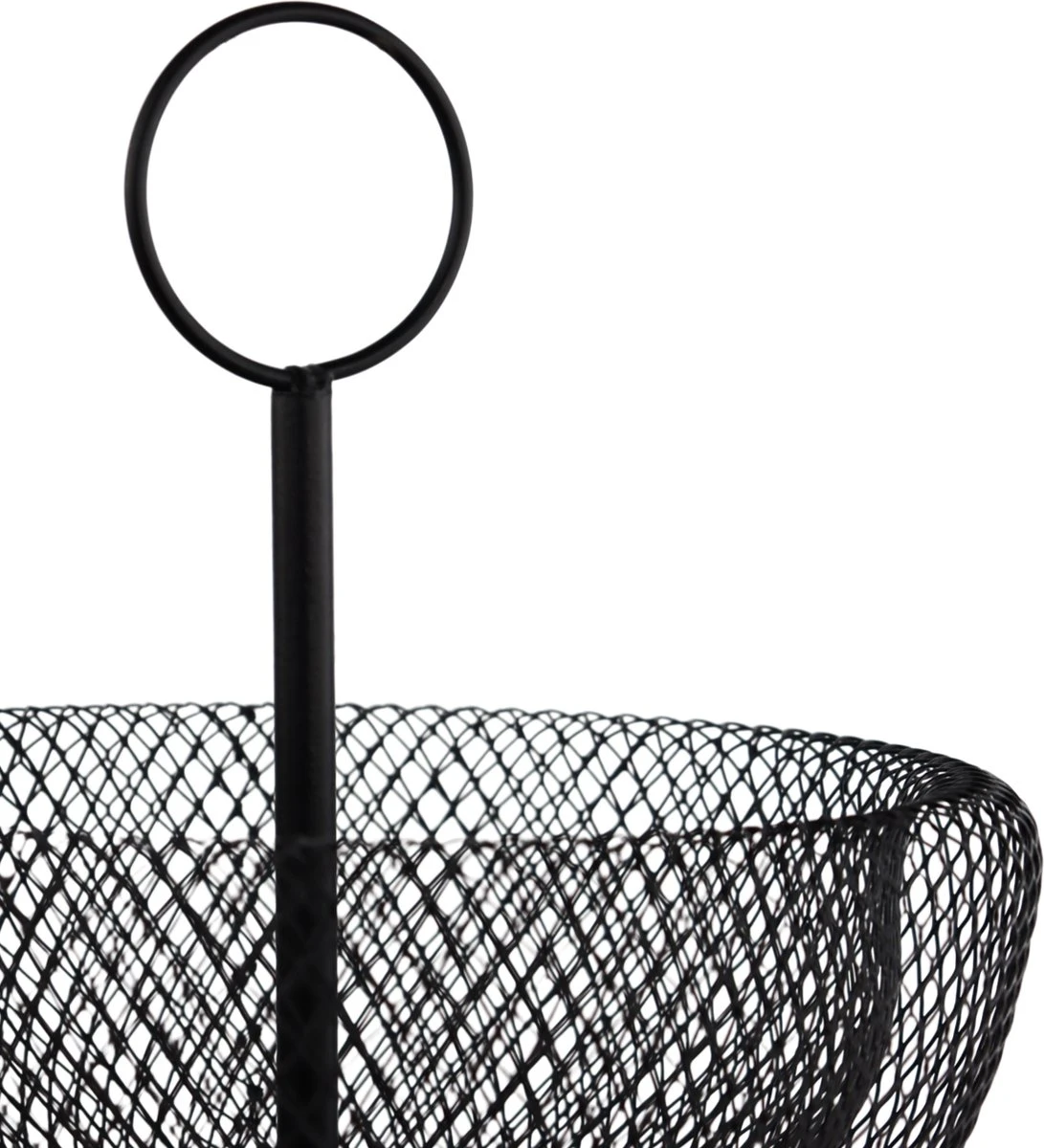 Orange85 Fruitschaal - Zwart - Etagere - Fruitmand - 2 Lagen - Metaal 5 Orange85 Fruitschaal - Zwart - Etagere - Fruitmand - 2 Lagen - Metaal - Afbeelding 3