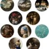 Onderzetters Kunstwerken - WallCatcher | 10 Stuks | Kunststof | Rond Kunst | Oude Meesters - Meesterwerken 2 Onderzetters Kunstwerken - WallCatcher | 10 Stuks | Kunststof | Rond Kunst | Oude Meesters - Meesterwerken -Bormioli Rocco winkel 1091x1200