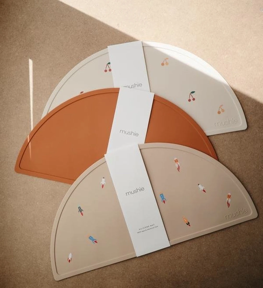 Mushie - Siliconen Placemats - Placemats - Shifting Sand 11 Mushie - Siliconen Placemats - Placemats - Shifting Sand - Afbeelding 9