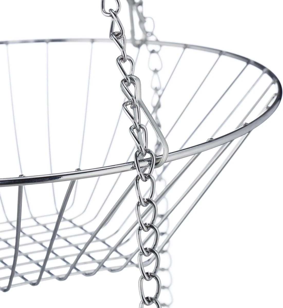 Relaxdays Hangende Fruitmand - Fruitschaal - Etagere Fruit - Hangmand - Draad - 3 Etages 4 Relaxdays Hangende Fruitmand - Fruitschaal - Etagere Fruit - Hangmand - Draad - 3 Etages - Afbeelding 2