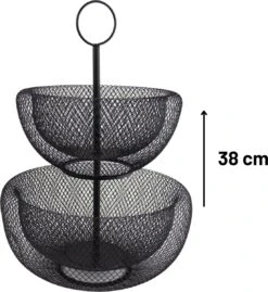 Orange85 Fruitschaal - Zwart - Etagere - Fruitmand - 2 Lagen - Metaal 13 Orange85 Fruitschaal - Zwart - Etagere - Fruitmand - 2 Lagen - Metaal -Bormioli Rocco winkel 1102x1200 1