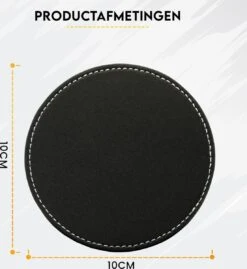Vaja Trends Luxe Leren Onderzetters Voor Glazen - Met Houder - Set Van 10 - Zwart - Waterafstotend En Hittebestendig 16 Vaja Trends Luxe Leren Onderzetters Voor Glazen - Met Houder - Set Van 10 - Zwart - Waterafstotend En Hittebestendig -Bormioli Rocco winkel 1103x1200 1