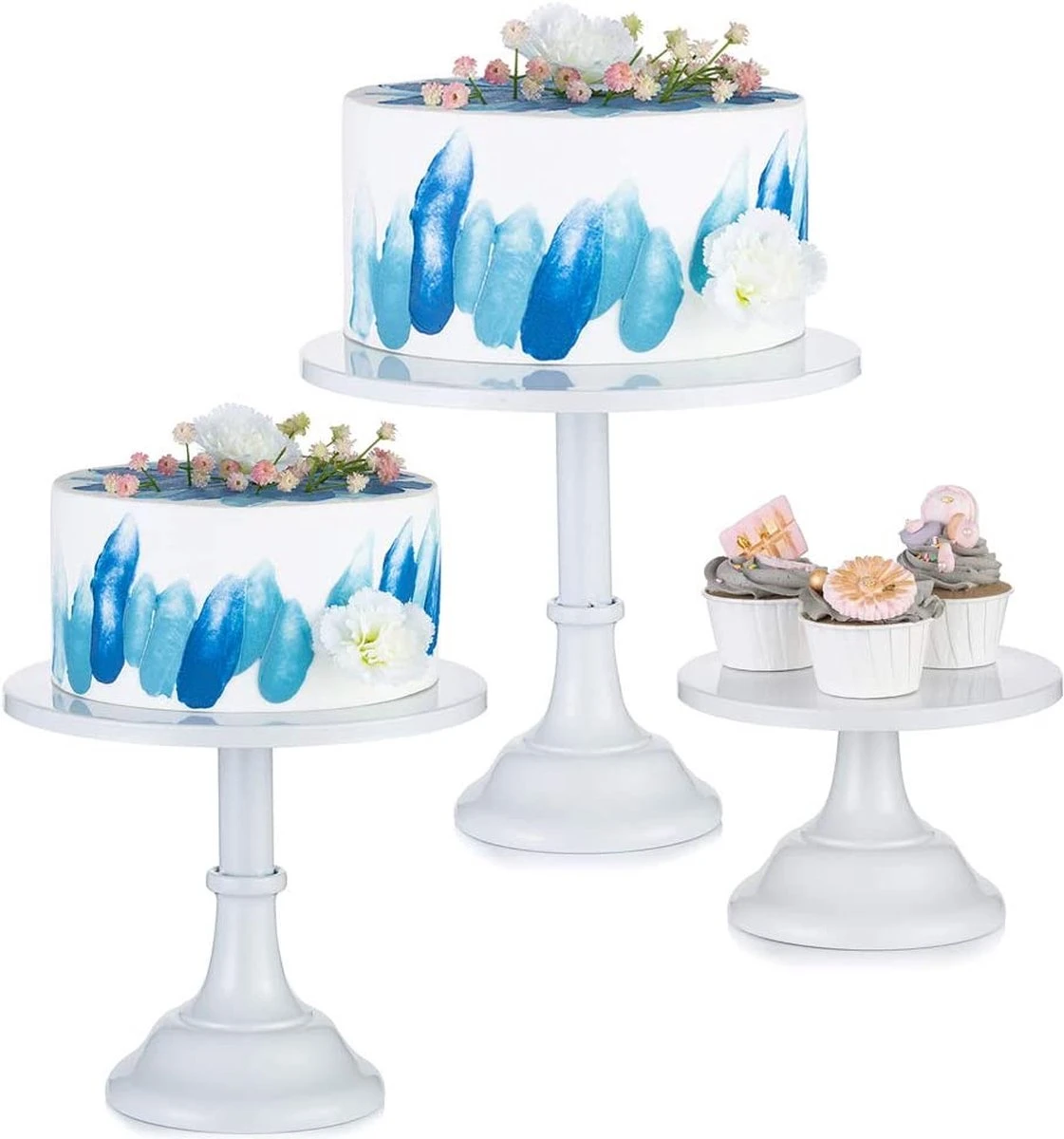 Taartstandaards Set 3 Taartstandaards Set