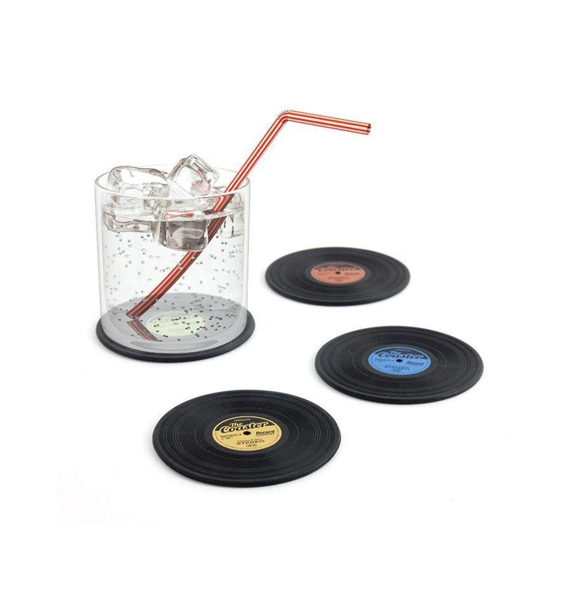 Balvi Set Van 4 LP Onderzetters The Coaster 6 Balvi Set Van 4 LP Onderzetters The Coaster - Afbeelding 4