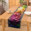 De Groen Home Bedrukt Velvet Textiel Tafelloper - Kleurrijke Bladeren - Fluweel - 45x220 2 De Groen Home Bedrukt Velvet Textiel Tafelloper - Kleurrijke Bladeren - Fluweel - 45x220 -Bormioli Rocco winkel 1130x1200
