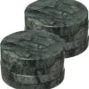 Set Van 8x Ronde Onderzetters Voor Glazen D10 Cm Groen Marmer -Bormioli Rocco winkel 1136x1200 2