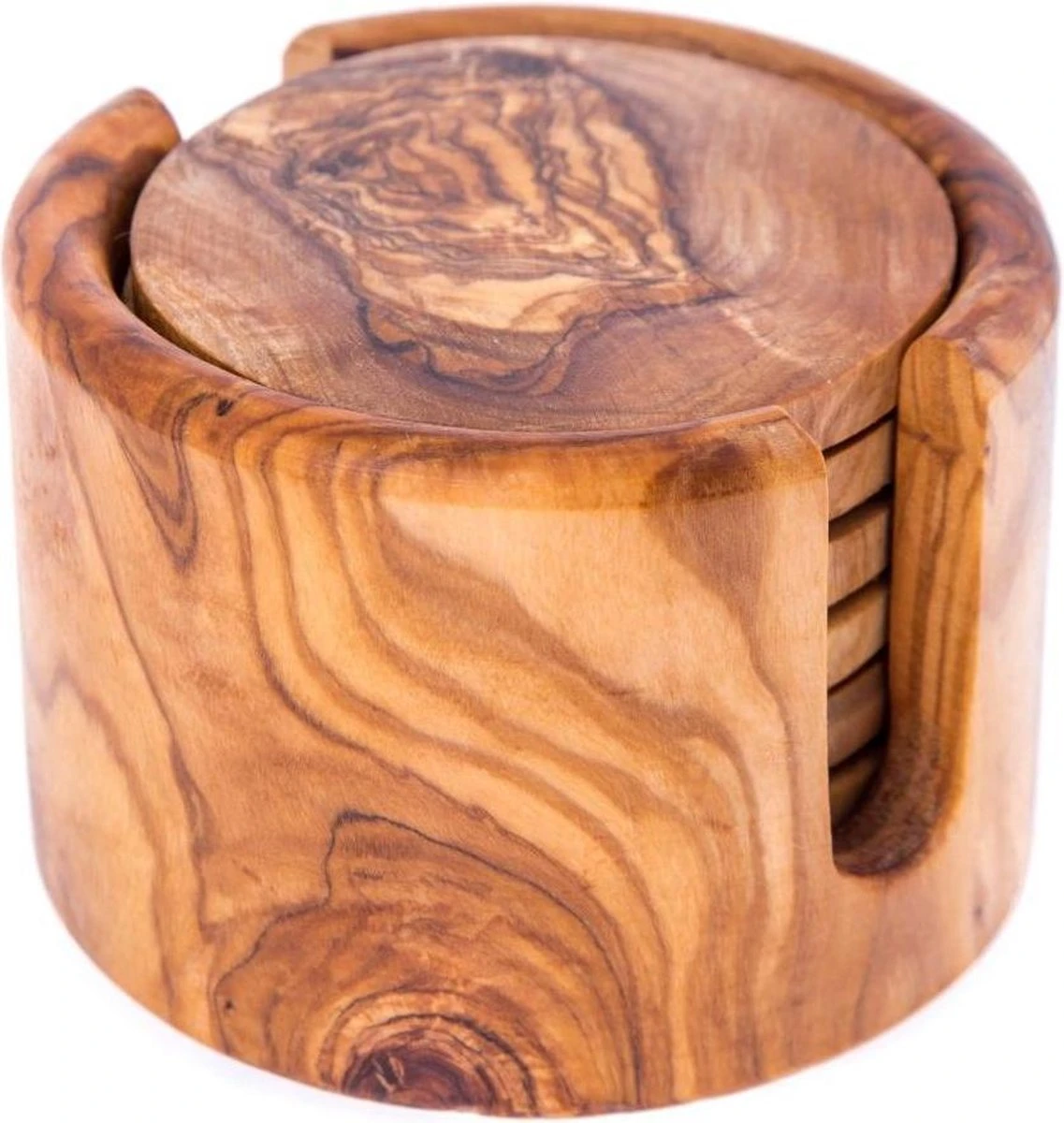 Yakelos Onderzetters Olijfhout Handgemaakt 6 Stuks 3 Yakelos Onderzetters Olijfhout Handgemaakt 6 Stuks