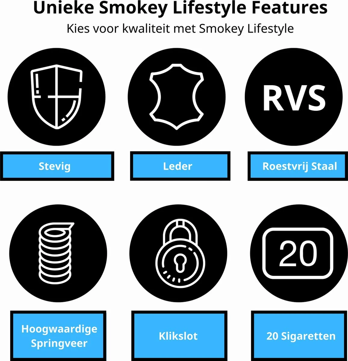 Sigarettendoosje – Premium - Zwart - 20 Sigaretten - Sigarettenhouder – Sigaretten Box – Sigaretten Opbergdoosje 5 Sigarettendoosje – Premium - Zwart - 20 Sigaretten - Sigarettenhouder – Sigaretten Box – Sigaretten Opbergdoosje - Afbeelding 3