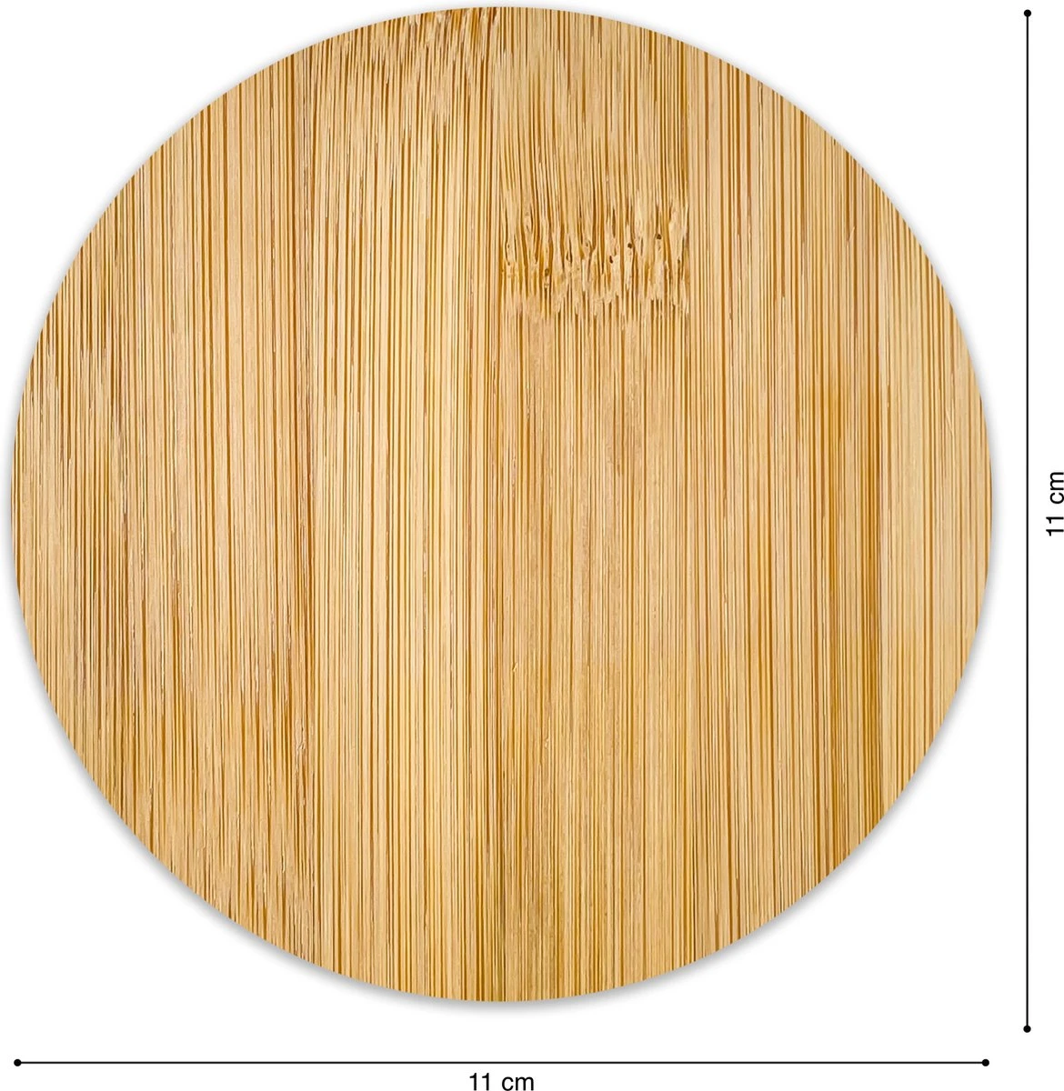 Merkloos 8 X PREMIUM Bamboe Onderzetters - Onderzetters Voor Glazen - Duurzaam 5 Merkloos 8 X PREMIUM Bamboe Onderzetters - Onderzetters Voor Glazen - Duurzaam - Afbeelding 3
