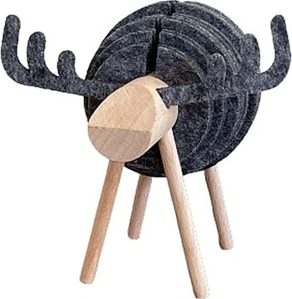 O.N. Der Zetter - Onderzetters Voor Glazen - Houten Rendier XL Met 12 Vilten Onderzetters - Groot - Rond - Donkergrijs - Bruin - Decoratie - Hittebestendig - Housewarming - Afscheid - Kado - Verjaardag - Man - Vrouw - Pasen Cadeau Feest Uniek 25 Euro 2 O.N. Der Zetter - Onderzetters Voor Glazen - Houten Rendier XL Met 12 Vilten Onderzetters - Groot - Rond - Donkergrijs - Bruin - Decoratie - Hittebestendig - Housewarming - Afscheid - Kado - Verjaardag - Man - Vrouw - Pasen Cadeau Feest Uniek 25 Euro