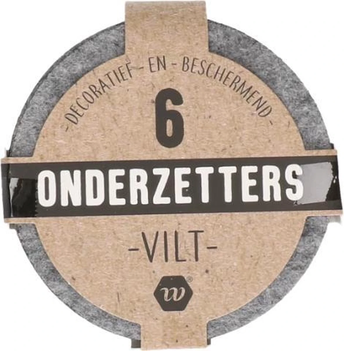 Onderzetter Vilt - Onderzetter - Vilt - Rond - Voor Glazen - 6 Stuks - Decoratief En Beschermend - 10 Cm X 10 Cm 3 Onderzetter Vilt - Onderzetter - Vilt - Rond - Voor Glazen - 6 Stuks - Decoratief En Beschermend - 10 Cm X 10 Cm