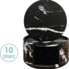 Luxe Leren Marmeren Onderzetters Met Houder - 10 Stuks - Onderleggers Voor Glazen - Glasonderzetters Voor Op Tafel - Coasters - Zwart / Wit - Rond 2 Luxe Leren Marmeren Onderzetters Met Houder - 10 Stuks - Onderleggers Voor Glazen - Glasonderzetters Voor Op Tafel - Coasters - Zwart / Wit - Rond -Bormioli Rocco winkel 1184x1200