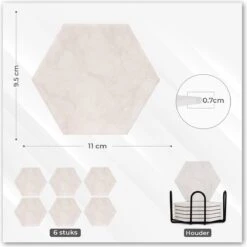 Castagnola Keramische Onderzetters Met Houder – Onderzetters Voor Glazen – Onderzetters Design – Onderzettersset – Drink Onderzetters – Keramisch – Kurk – Set Van 6 – Offwhite 15 Castagnola Keramische Onderzetters Met Houder – Onderzetters Voor Glazen – Onderzetters Design – Onderzettersset – Drink Onderzetters – Keramisch – Kurk – Set Van 6 – Offwhite -Bormioli Rocco winkel 1198x1200 2