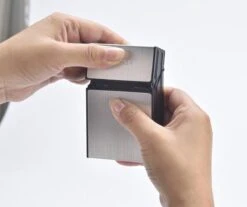 Sigarettenhouder-|Sigaretten Box - Sigaretten Doosje Zwart- Sigaretten Opbergdoosje - Sigaretten Doosje 20 Stuks | Sigaretten Doosje Metaal | Sigaretten Etui | FOCUS -Bormioli Rocco winkel 1200x1005