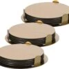 Excellent Houseware 18x Onderzetters Goud RVS Rond Met Houder 8,5 Cm Voor Glazen/bekers/kopjes 1 Excellent Houseware 18x Onderzetters Goud RVS Rond Met Houder 8,5 Cm Voor Glazen/bekers/kopjes -Bormioli Rocco winkel 1200x1011 1