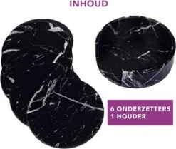 Onderzetter Voor Glazen - Onderzettersset - Drink Onderzetters - Marmer Look - Set Van 6 - SEVEND® 15 Onderzetter Voor Glazen - Onderzettersset - Drink Onderzetters - Marmer Look - Set Van 6 - SEVEND® -Bormioli Rocco winkel 1200x1013