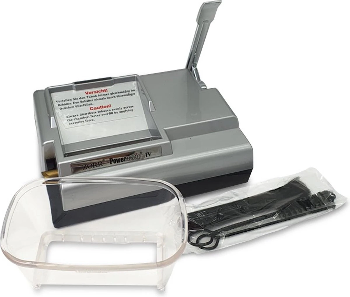 De Originele Zorr Powermatic 4 + - Hulzenstopper - Complete Elektrische Sigarettenmaker Kit 5 De Originele Zorr Powermatic 4 + - Hulzenstopper - Complete Elektrische Sigarettenmaker Kit - Afbeelding 3