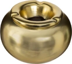 Cosy @ Home - Asbak - Keramisch - Goud - Ø 13,5 Cm