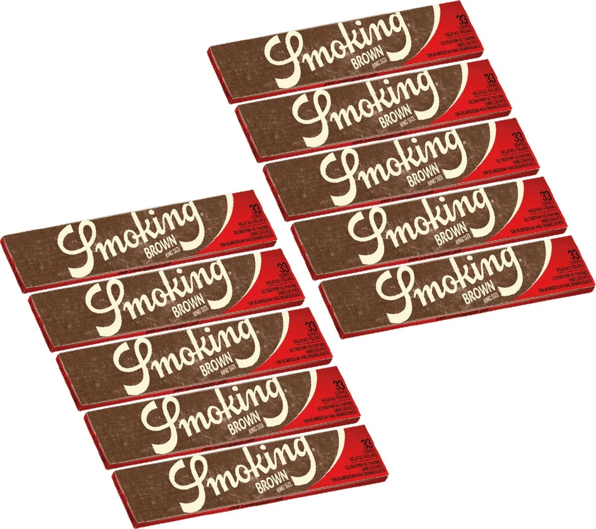Merkloos Smoking Brown King Size Rolling Papers – Vloeipapier - Rolling Papers - Bruine Vloei -Lange Vloei – 10 Stuks 3 Merkloos Smoking Brown King Size Rolling Papers – Vloeipapier - Rolling Papers - Bruine Vloei -Lange Vloei – 10 Stuks