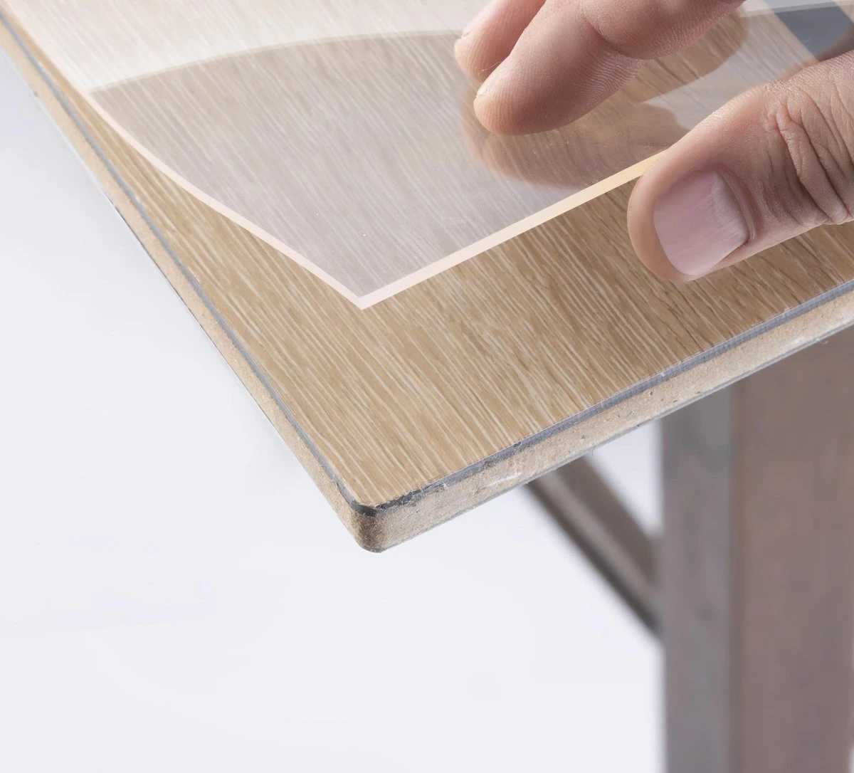 Merkloos Doorzichtig Tafelzeil 2.2 Mm - 80cm Breed - 100% Transparant, Glashelder - Hoge Kwaliteit Tafelbeschermer - 80 X 120 Cm 4 Merkloos Doorzichtig Tafelzeil 2.2 Mm - 80cm Breed - 100% Transparant, Glashelder - Hoge Kwaliteit Tafelbeschermer - 80 X 120 Cm - Afbeelding 2