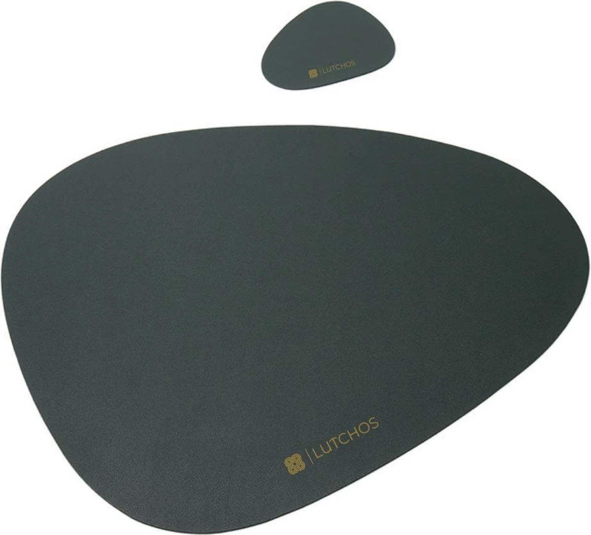 LUTCHOS Placemat Set - 12 Delig - Glorious Green - Lederlook - Waterafstotend - Krasbestendig 3 LUTCHOS Placemat Set - 12 Delig - Glorious Green - Lederlook - Waterafstotend - Krasbestendig