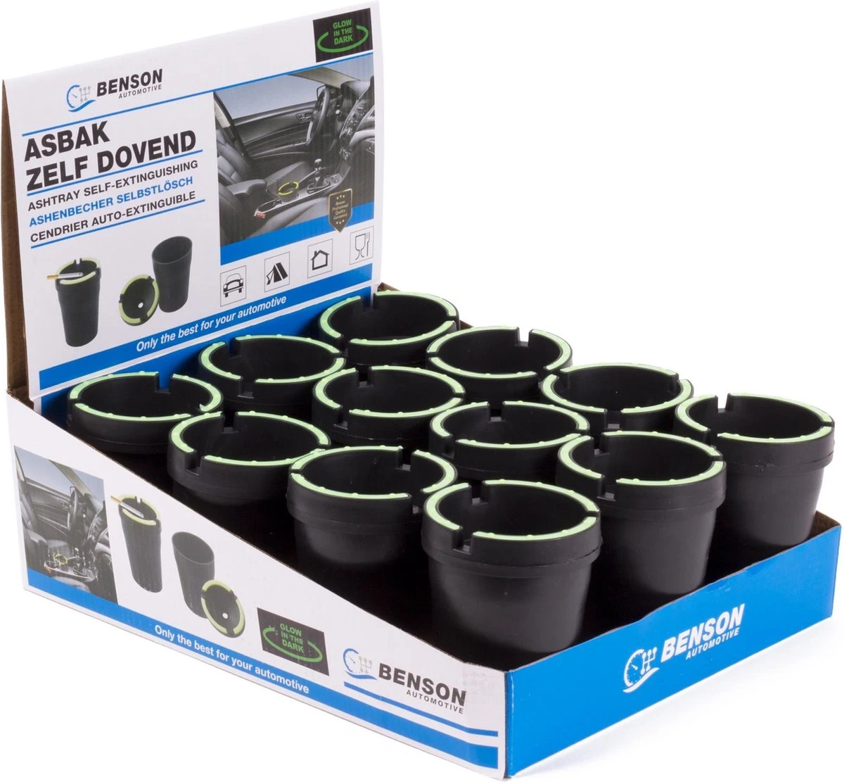 Merkloos Glow In The Dark Auto Lichtgevende Asbak 11 Cm - Auto Accessoires Voor Sigaretten 7 Merkloos Glow In The Dark Auto Lichtgevende Asbak 11 Cm - Auto Accessoires Voor Sigaretten - Afbeelding 5