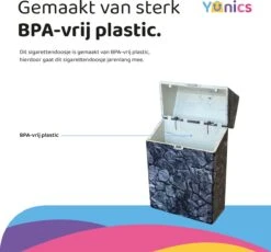 YUNICS ® Sigarettendoosje - Stenen - Sigaretten Houder - Gemaakt Van Hoogwaardig Kunststof 7 YUNICS ® Sigarettendoosje - Stenen - Sigaretten Houder - Gemaakt Van Hoogwaardig Kunststof -Bormioli Rocco winkel 1200x1116 3