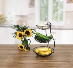 Fruitschaal - Etagere 3 Laags – Fruitmand Metaal - Schaal Decoratie - Voor Fruit / Groente / Snacks / Brood – RVS - 48 X 33 X 33 Cm 14 Fruitschaal - Etagere 3 Laags – Fruitmand Metaal - Schaal Decoratie - Voor Fruit / Groente / Snacks / Brood – RVS - 48 X 33 X 33 Cm -Bormioli Rocco winkel 1200x1117