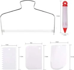 Luxe RVS Draaiplateau Set - 356 Delige Taart En Cake Decoratie Set - Taart Bakken Accessoires Set – Taartversiering -Bormioli Rocco winkel 1200x1121 4