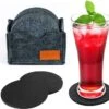 IBright Vilt Onderzetters Voor Glazen - 12 Stuks – Donkergrijs – Vilten Onderzetters Met Houder - Hittebestendig - Absorberend En Duurzaam 1 IBright Vilt Onderzetters Voor Glazen - 12 Stuks – Donkergrijs – Vilten Onderzetters Met Houder - Hittebestendig - Absorberend En Duurzaam -Bormioli Rocco winkel 1200x1130 1
