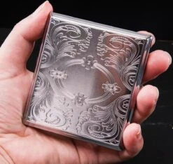 Merkloos Luxe Sigarettenhouder - Sigaretten Box 3 - Sigaretten Opbergdoosje - Sigaretten Koker Metaal - 20 Sigaretten - Cigarettecase -Bormioli Rocco winkel 1200x1136 2