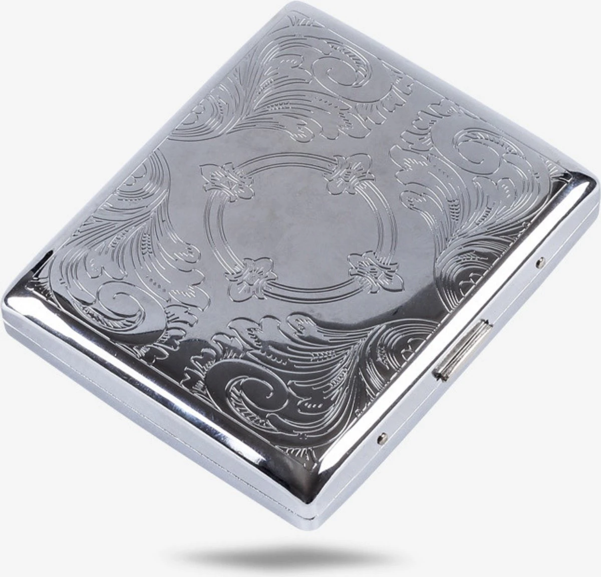 Luxe Sigaretten Doosje – RVS – Tot 20 Stuks – Sigarettenhouder – Sigaretten Box – Sigaretten Opberg Doosje – 8CM X 9,5CM X 2CM 3 Luxe Sigaretten Doosje – RVS – Tot 20 Stuks – Sigarettenhouder – Sigaretten Box – Sigaretten Opberg Doosje – 8CM X 9,5CM X 2CM