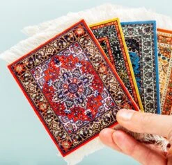 Invotis Perzisch Tapijt Onderzetters (Set Van 4) 15 Invotis Perzisch Tapijt Onderzetters (Set Van 4) -Bormioli Rocco winkel 1200x1156 7