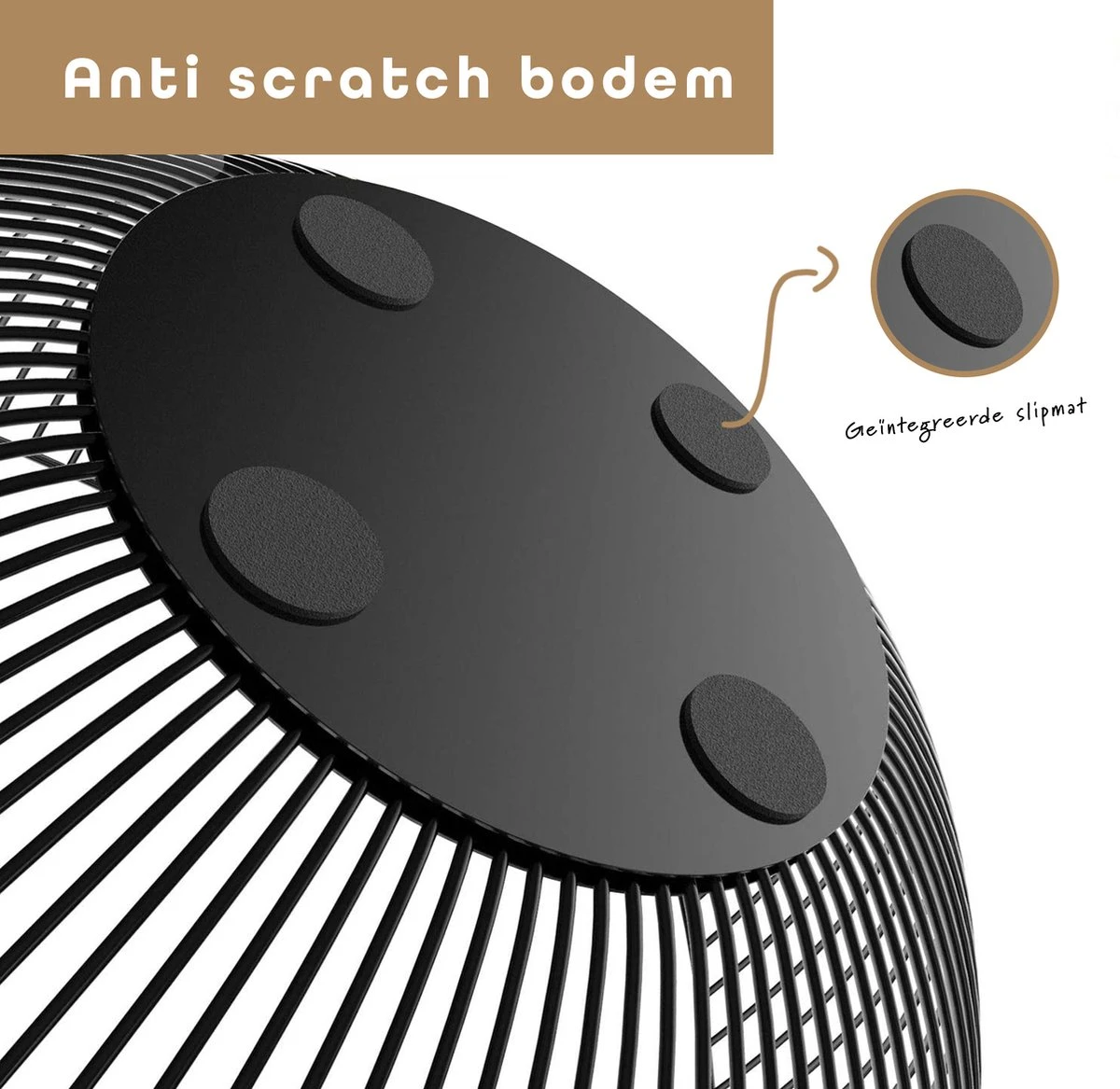 Fruitschaal Zwart – Fruitmand – Metaal – Modern – Medium – 25cm - Baulk® 6 Fruitschaal Zwart – Fruitmand – Metaal – Modern – Medium – 25cm - Baulk® - Afbeelding 4