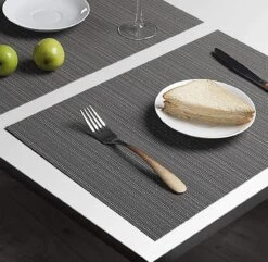 Merkloos Placemats | Set Van 6 Stuks | Antraciet |30 X 45cm | Anti-slip |Hittebestendig |Onderhoudsvriendelijk -Bormioli Rocco winkel 1200x1169 1