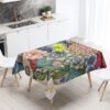 Ulticool - Tafelkleed - Groot Tafelzeil Plastic - Afwasbaar Afneembaar Wasbaar - Voor Binnen En Buiten - Waterdicht - 140 X 240 Cm - Tafelloper Rechthoekig - Design Bloemen Natuur Kunst - Geel Groen Blauw Roze 1 Ulticool - Tafelkleed - Groot Tafelzeil Plastic - Afwasbaar Afneembaar Wasbaar - Voor Binnen En Buiten - Waterdicht - 140 X 240 Cm - Tafelloper Rechthoekig - Design Bloemen Natuur Kunst - Geel Groen Blauw Roze -Bormioli Rocco winkel 1200x1184