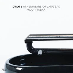 Akaro Elektrische Sigarettenmaker - Zwart - 3 Standen - Opvangbak - Tabaktrechter - Sigaretten Maker Electrisch - Sigaretten Maker - Electrische Sigarettenmachine -Bormioli Rocco winkel 1200x1195 4