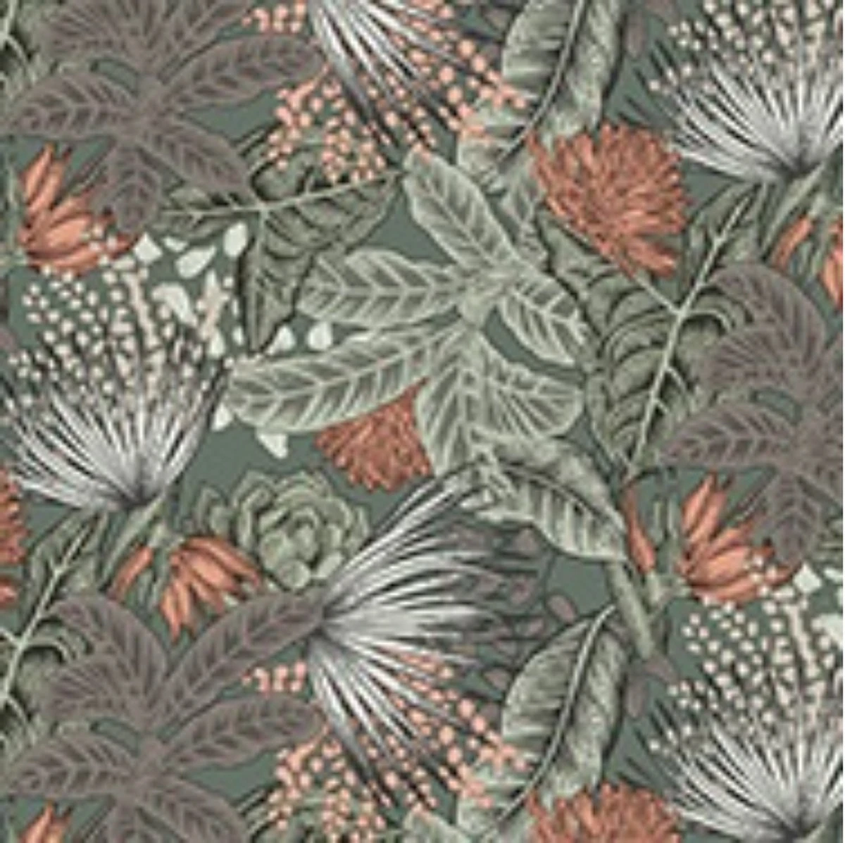 Bonita Tafelzeil - 160 Cm Rond - Tropical Green/Red 3 Bonita Tafelzeil - 160 Cm Rond - Tropical Green/Red