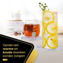 Onderzetters Voor Glazen Met Houder Swissl - Wit - Kunstleer - Marmeren Uitstraling 6 Stuks - Onderleggers 17 Onderzetters Voor Glazen Met Houder Swissl - Wit - Kunstleer - Marmeren Uitstraling 6 Stuks - Onderleggers -Bormioli Rocco winkel 1200x1197 7