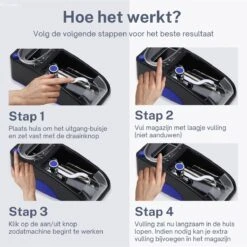 Sigaretten Maker Electrisch - Elektrische Sigarettenmaker Blauw Voor Perfecte Sigaretten - Sigaretten Maker EarKings 13 Sigaretten Maker Electrisch - Elektrische Sigarettenmaker Blauw Voor Perfecte Sigaretten - Sigaretten Maker EarKings -Bormioli Rocco winkel 1200x1199 4