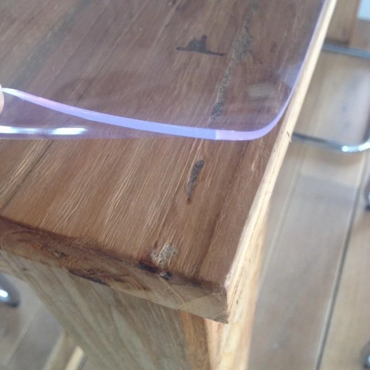 Merkloos Buiten Tafelkleed/tafelzeil Transparant 2 Mm Dik 90 X 180 Cm Rechthoekig - Doorzichtig Tuintafelkleed Tafeldecoratie - Hobby/knutselen Onderlegger Tegen Vlekken 4 Merkloos Buiten Tafelkleed/tafelzeil Transparant 2 Mm Dik 90 X 180 Cm Rechthoekig - Doorzichtig Tuintafelkleed Tafeldecoratie - Hobby/knutselen Onderlegger Tegen Vlekken - Afbeelding 2