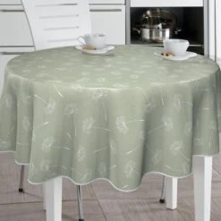 Rond Tafelzeil Dente Leão Groen - 180cm