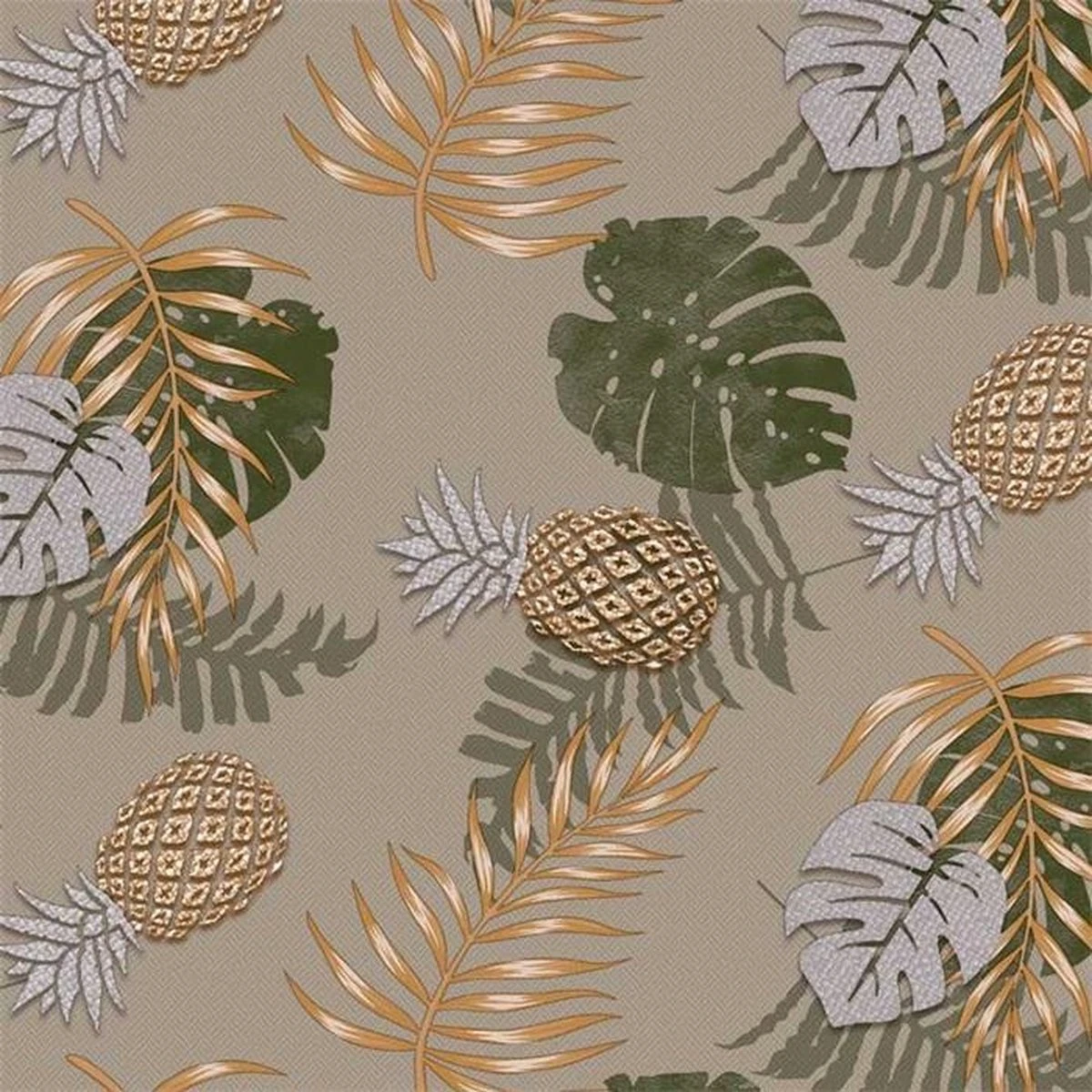 Bonita Tafelzeil - 160cm Rond - 4X6/02 - Ananas 3 Bonita Tafelzeil - 160cm Rond - 4X6/02 - Ananas