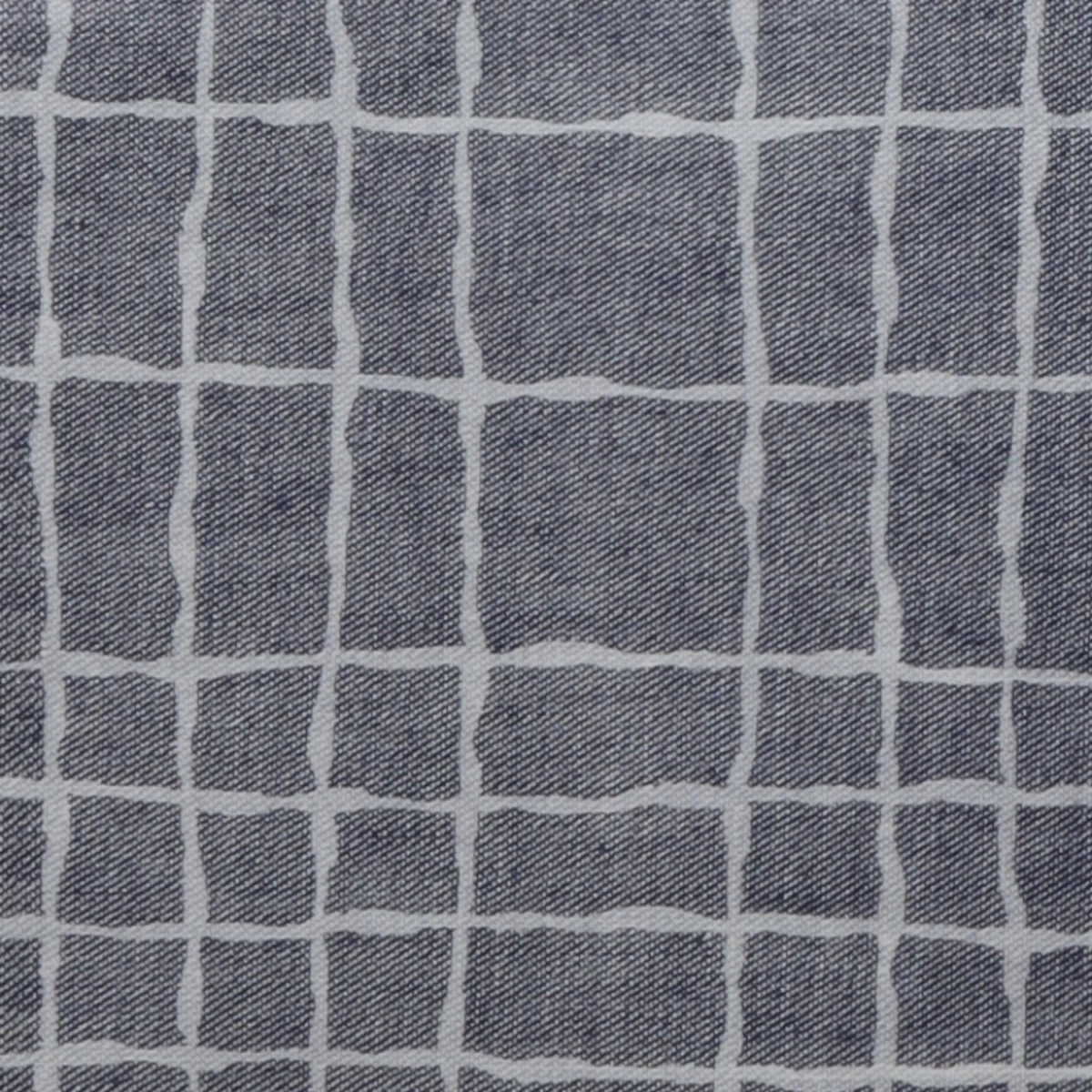 Raved Tafelzeil Vierkantjes 140 Cm X 200 Cm - Grijs - PVC - Afwasbaar 7 Raved Tafelzeil Vierkantjes 140 Cm X 200 Cm - Grijs - PVC - Afwasbaar - Afbeelding 5