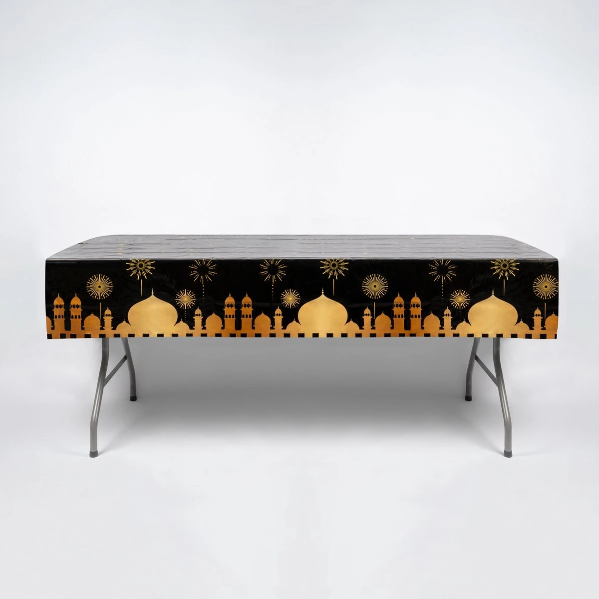 Festivz Zwarte Ramadan Tafelkleed Versiering Set - Verjaardag Ramadan Eid Feest Decoratie - 220 X 130 Cm 3 Festivz Zwarte Ramadan Tafelkleed Versiering Set - Verjaardag Ramadan Eid Feest Decoratie - 220 X 130 Cm