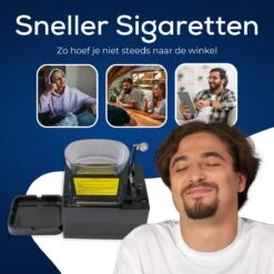 Macs Limit Elektrische Sigarettenmaker - Electrische Sigarettenmachine - Sigaretten Maker- Sigarettenvuller - Hulzenstopper - Complete Set- Machine à Cigarettes électrique 9 Macs Limit Elektrische Sigarettenmaker - Electrische Sigarettenmachine - Sigaretten Maker- Sigarettenvuller - Hulzenstopper - Complete Set- Machine à Cigarettes électrique -Bormioli Rocco winkel 1200x1200 211