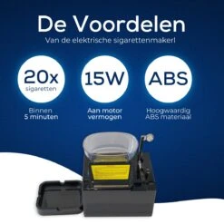 Macs Limit Elektrische Sigarettenmaker - Electrische Sigarettenmachine - Sigaretten Maker- Sigarettenvuller - Hulzenstopper - Complete Set- Machine à Cigarettes électrique 11 Macs Limit Elektrische Sigarettenmaker - Electrische Sigarettenmachine - Sigaretten Maker- Sigarettenvuller - Hulzenstopper - Complete Set- Machine à Cigarettes électrique -Bormioli Rocco winkel 1200x1200 213